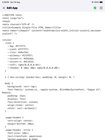HTML Launch iPad screenshot 3