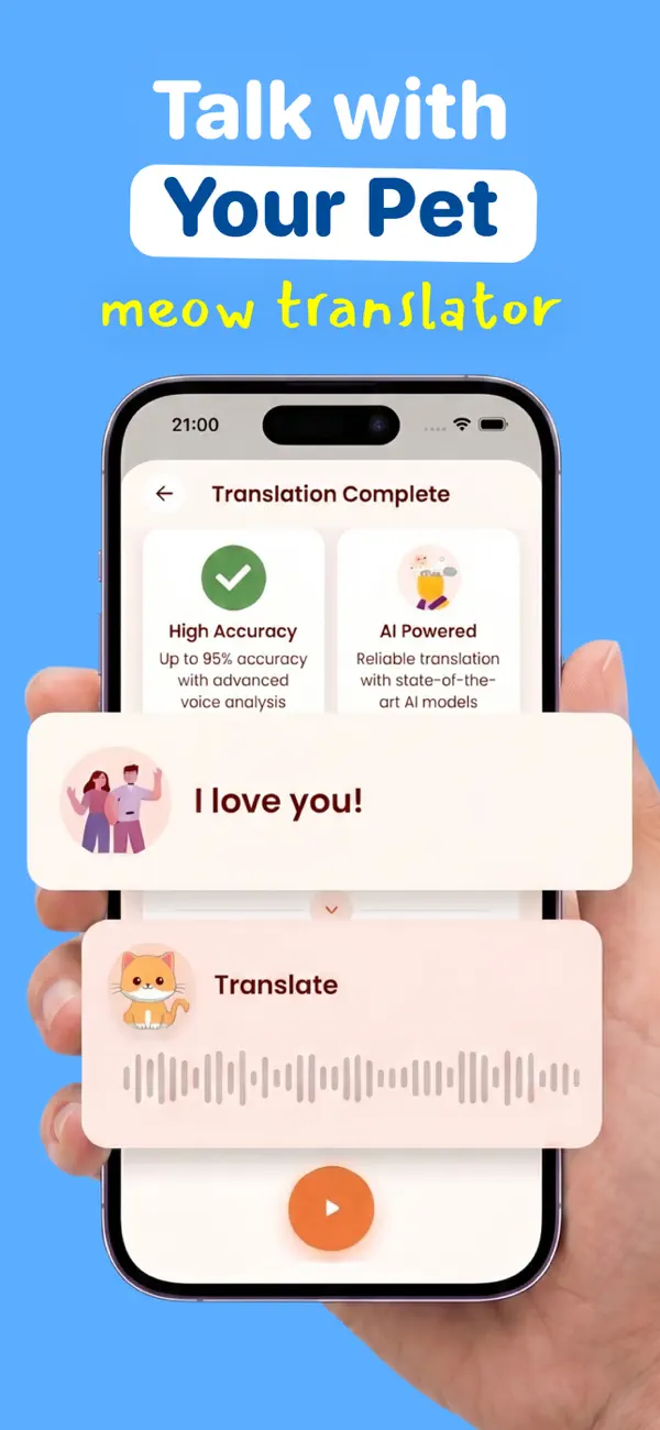 Screenshot #2 pour Cat Translator: Micro & Voix