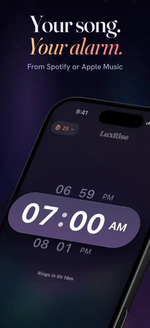 LuxRise: Music Alarm & Sleep screenshot 1