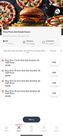 Tasty Pizza & Kebab Online screenshot