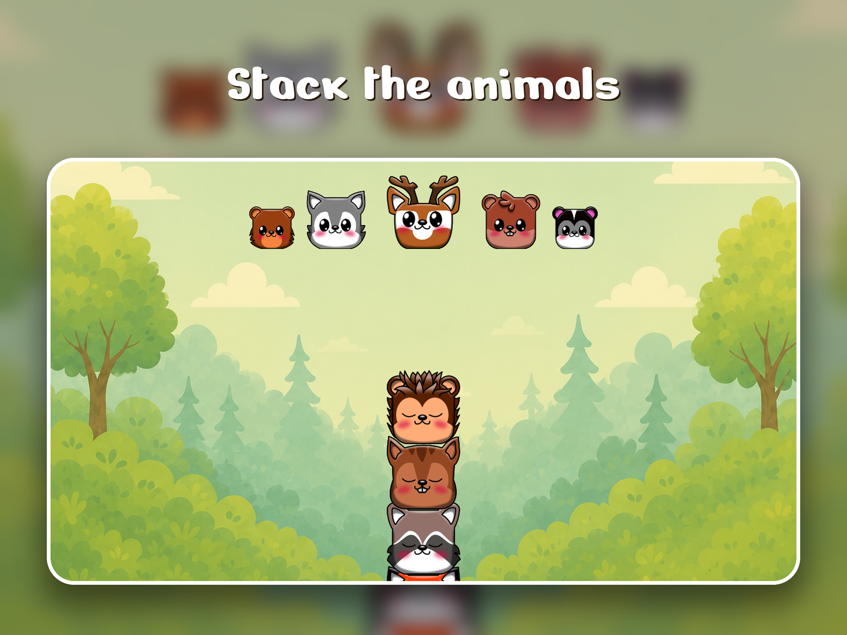 Animal Tower: Kids Stacking screenshot 10