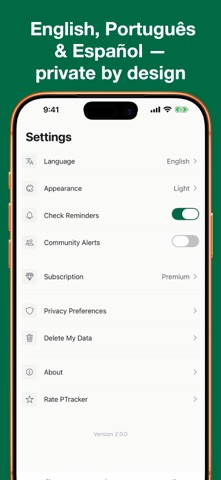 PTracker: Nationality Status screenshot