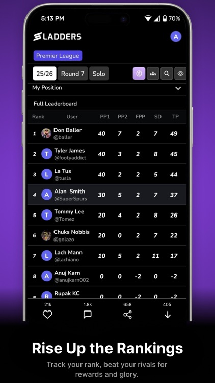 Sladders: A Sports Platform