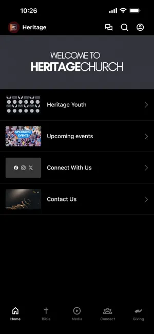 Heritage Church Hattiesburg screenshot 1