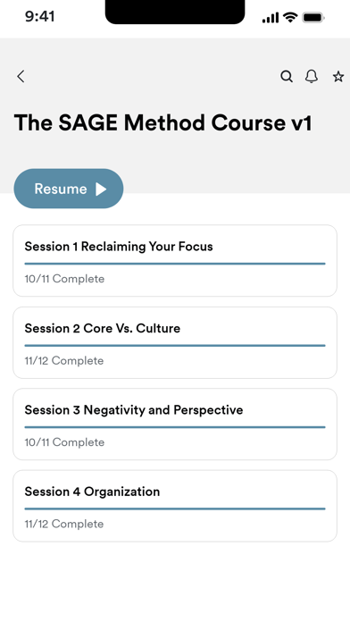 Screenshot 2 of The SAGE Method App