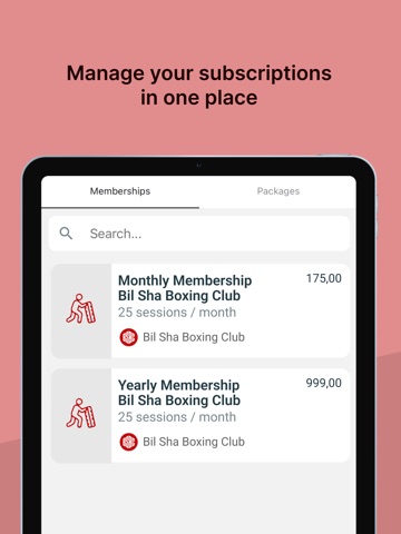 Bil Sha Boxing Club iPad screenshot