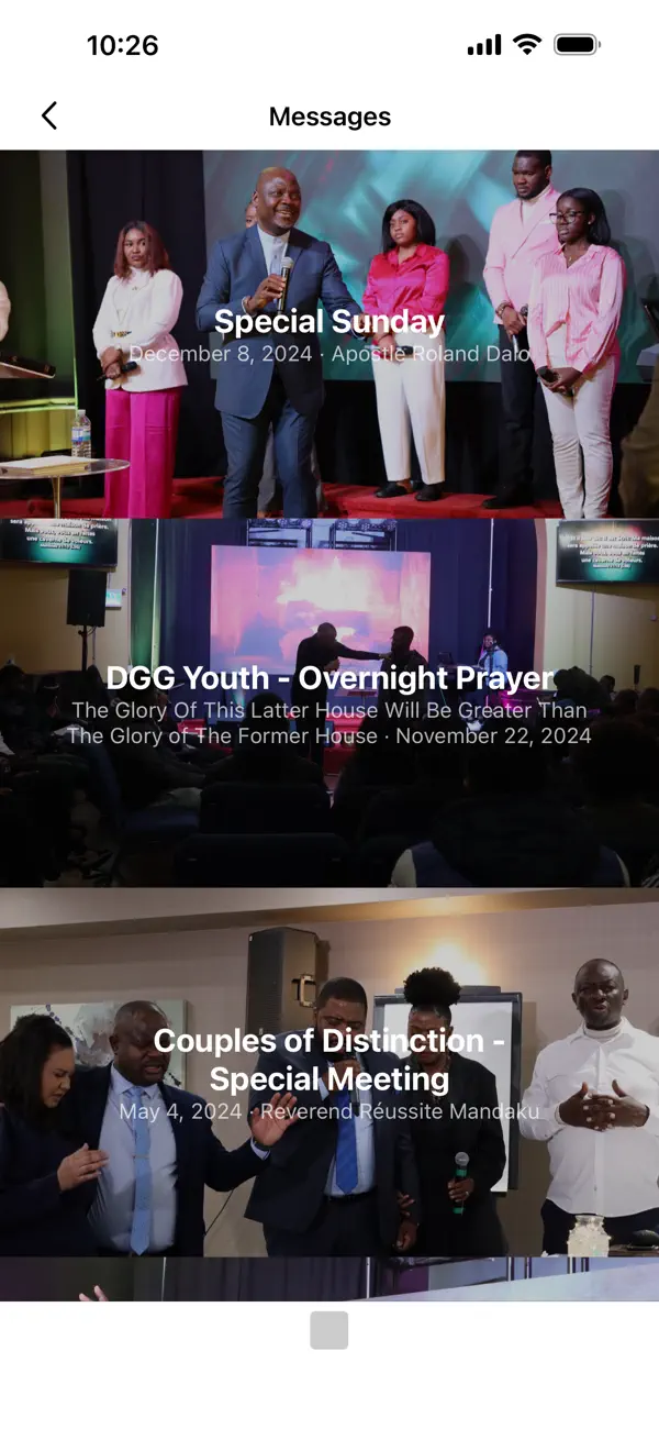 Screenshot #2 pour DGG CHURCH