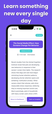 Daily Micro Learning: Learnly screenshot