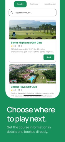 GolfMate ID screenshot