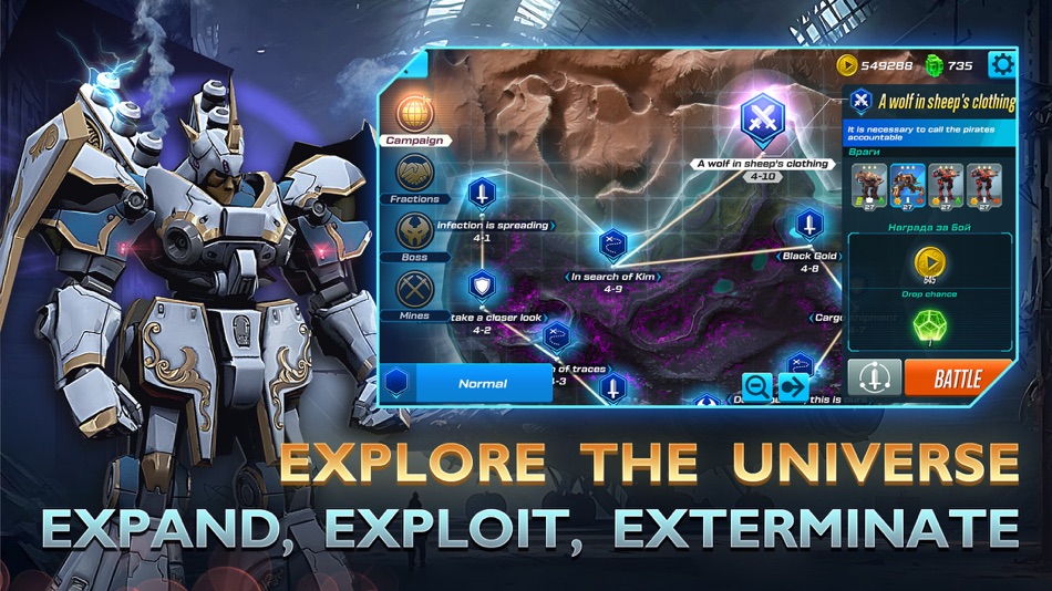 #2. Mech & Aliens: Robot Battle (iOS) 由: Rightsoft Labs LTD