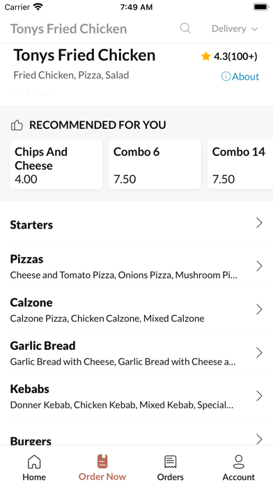 Tonys Fried Chicken Screenshot