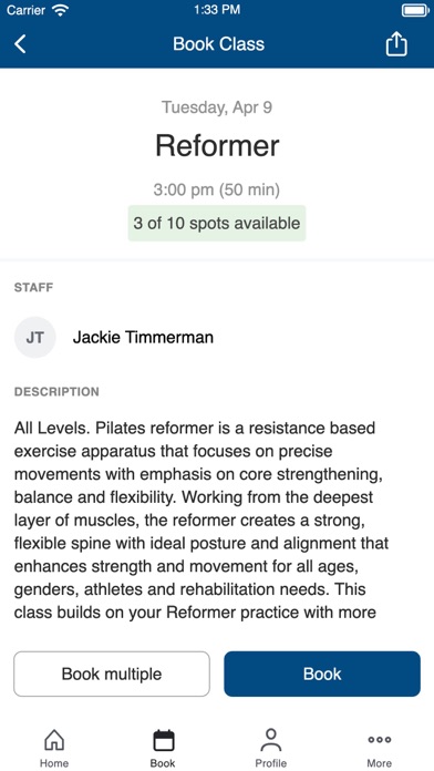 Landfall Fitness Screenshot