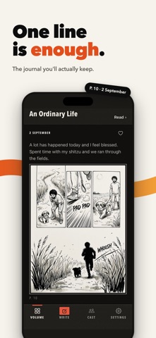Inkleaf: AI Manga Anime Diary screenshot 2