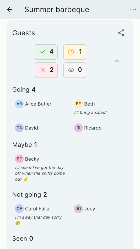 #4. Gather: A simple event planner (iOS) 由: HENRY MARCEL WALLIS
