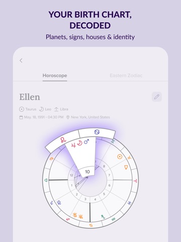 FORCETELLER: Daily Horoscope iPad screenshot