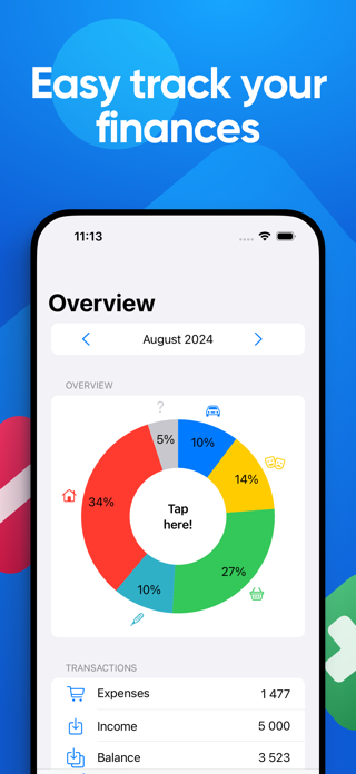 Vertly - Daily expense tracker Screenshot 1 of 5