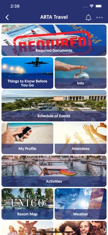 ARTA Travel Group app screenshot