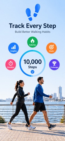 Step Counter - Walkora iPhone screenshot