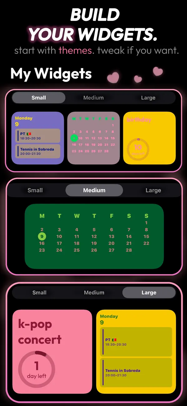Screenshot #3 pour Anime widgets & themes: Yume
