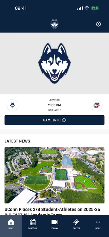 UConn Huskies screenshot 1 of 3