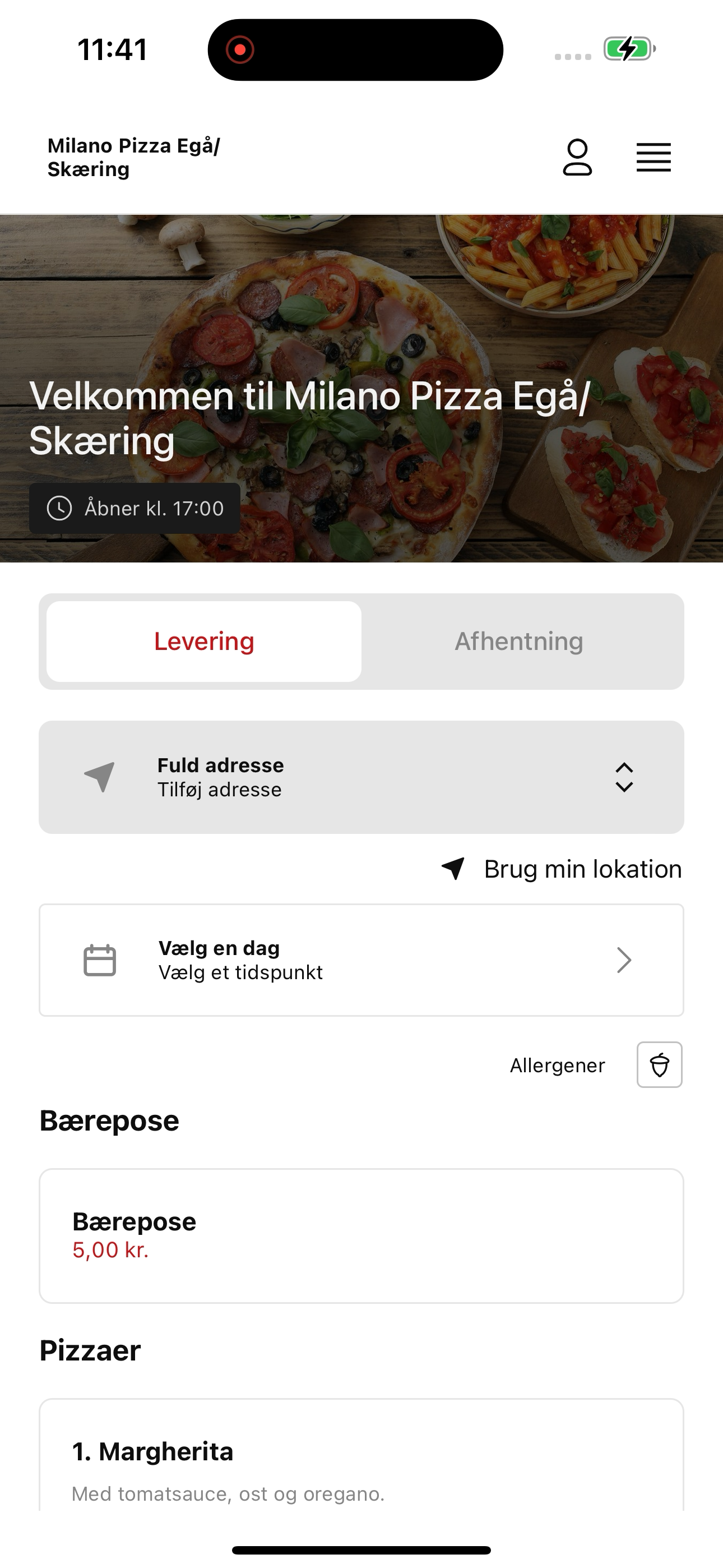 Milano Pizza Egå screenshot 5