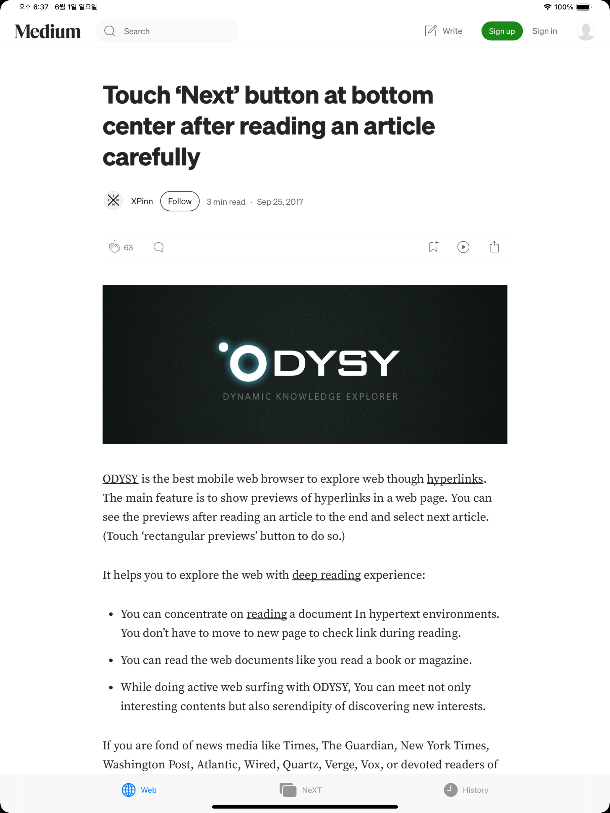 ODYSY: Deep Reading Browser screenshot 6