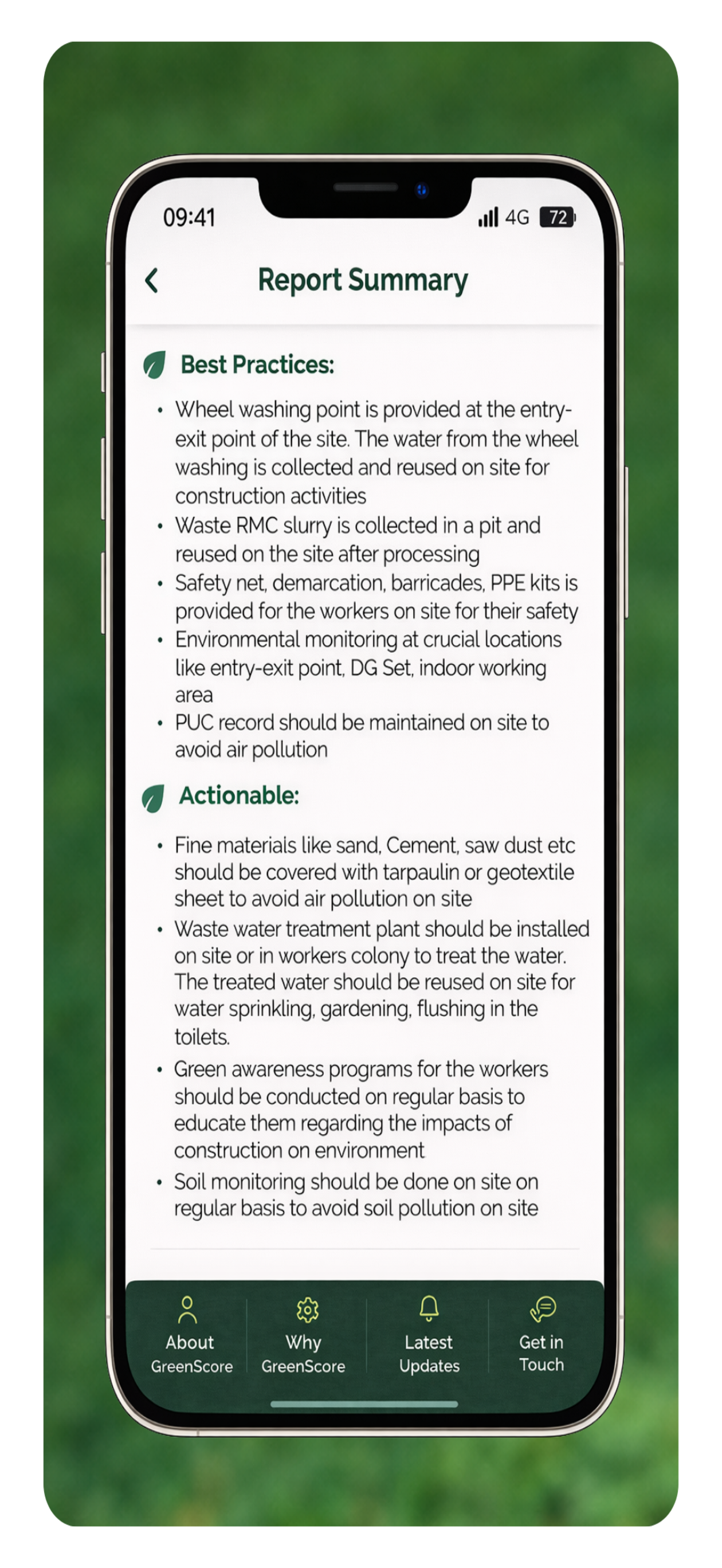 GreenScore