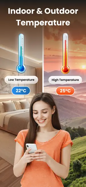 Room Temperature & Weather iPhone screenshot 1