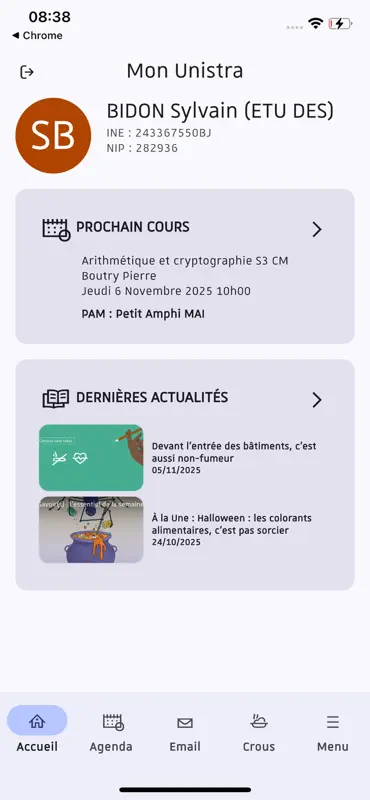 Mon Unistra screenshot 1 of 7
