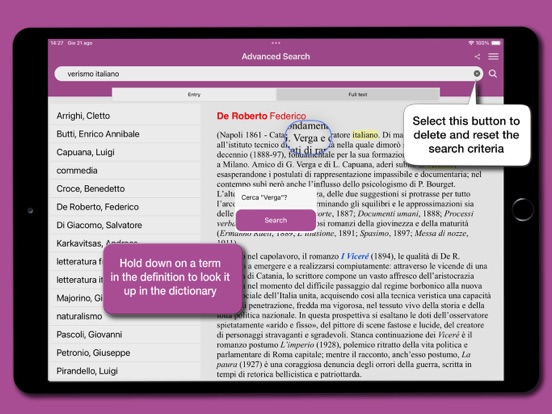 le Garzantine - Letteratura iPad screenshot