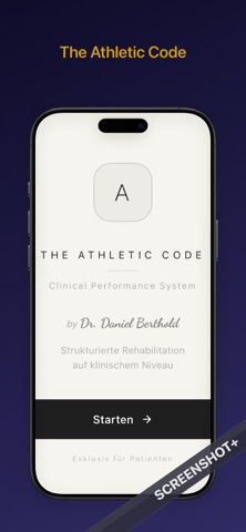 Athletic Code by Dr. Berthold screenshot