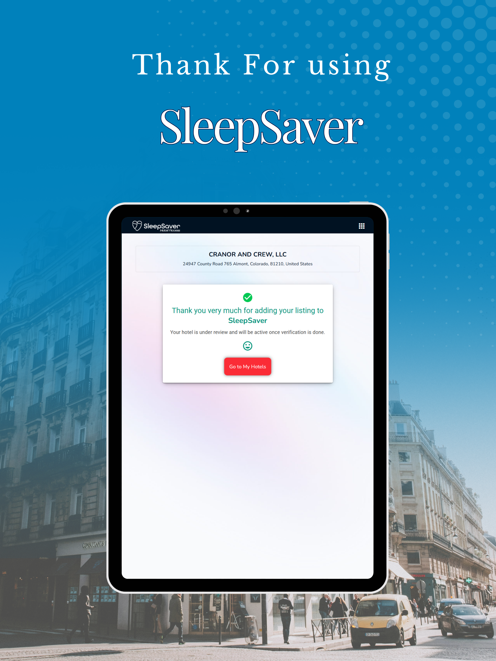 SleepSaver Hotel Access screenshot 15