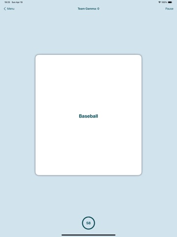 Alias: Charades Word Game iPad screenshot