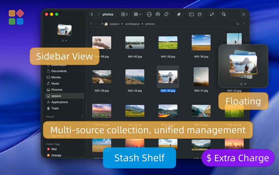 #10. QSpace (macOS) By: 文达 田
