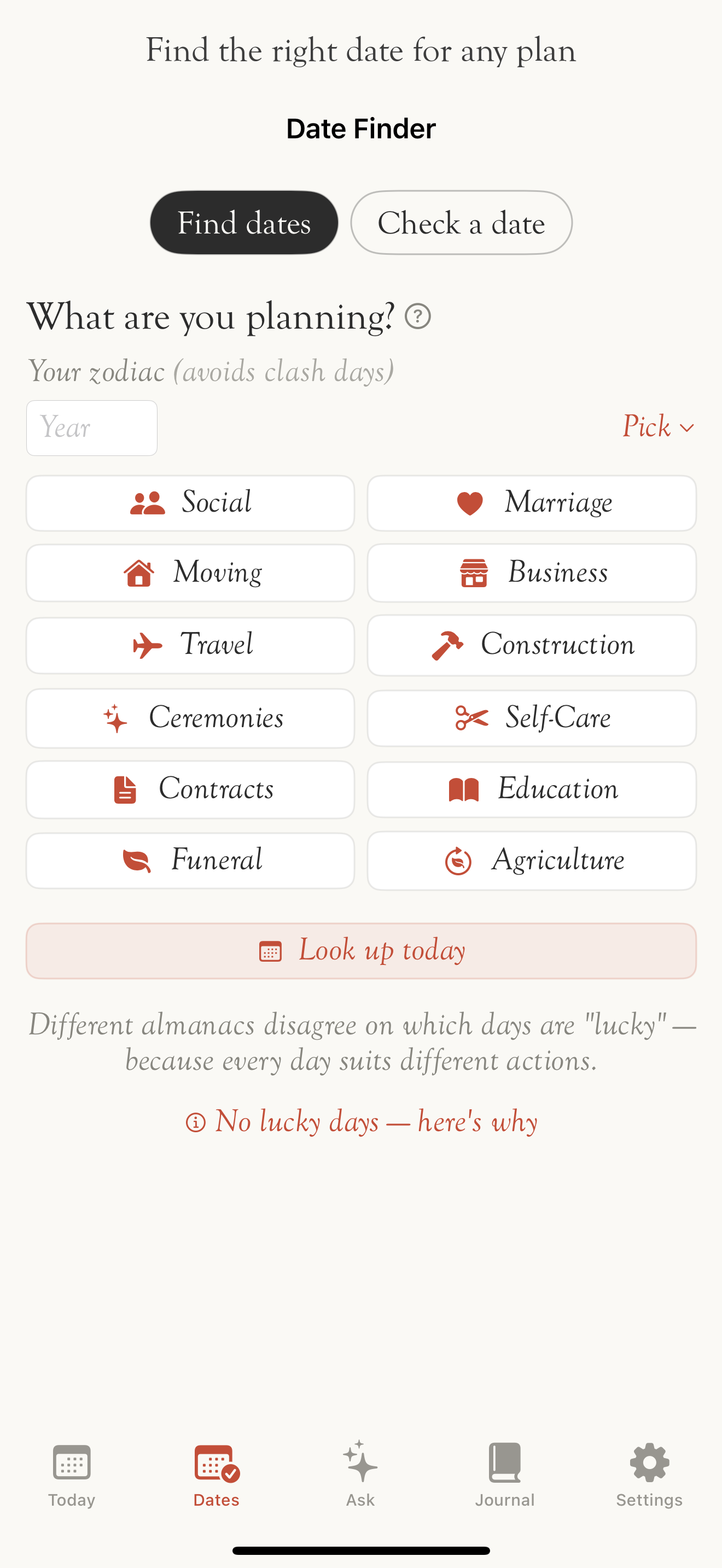 Six Lines: I-Ching & Almanac