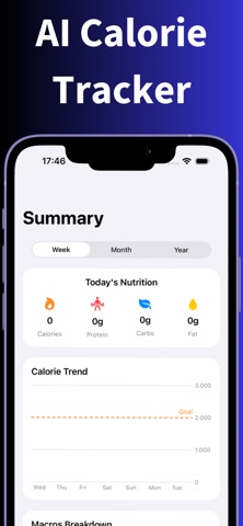FoodSnap Calorie Tracker Screenshot 2 of 4