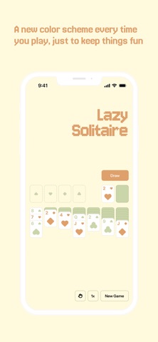 Lazy Solitaire iPhone screenshot