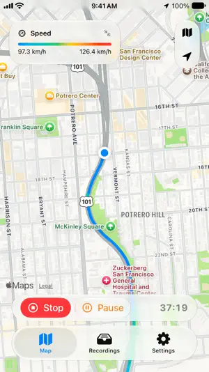 TraceWay - GPX Recorder screenshot 1