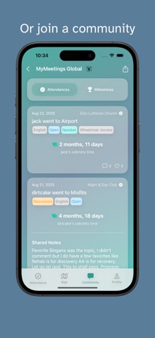 MyMeetings: AA Meeting Finder screenshot