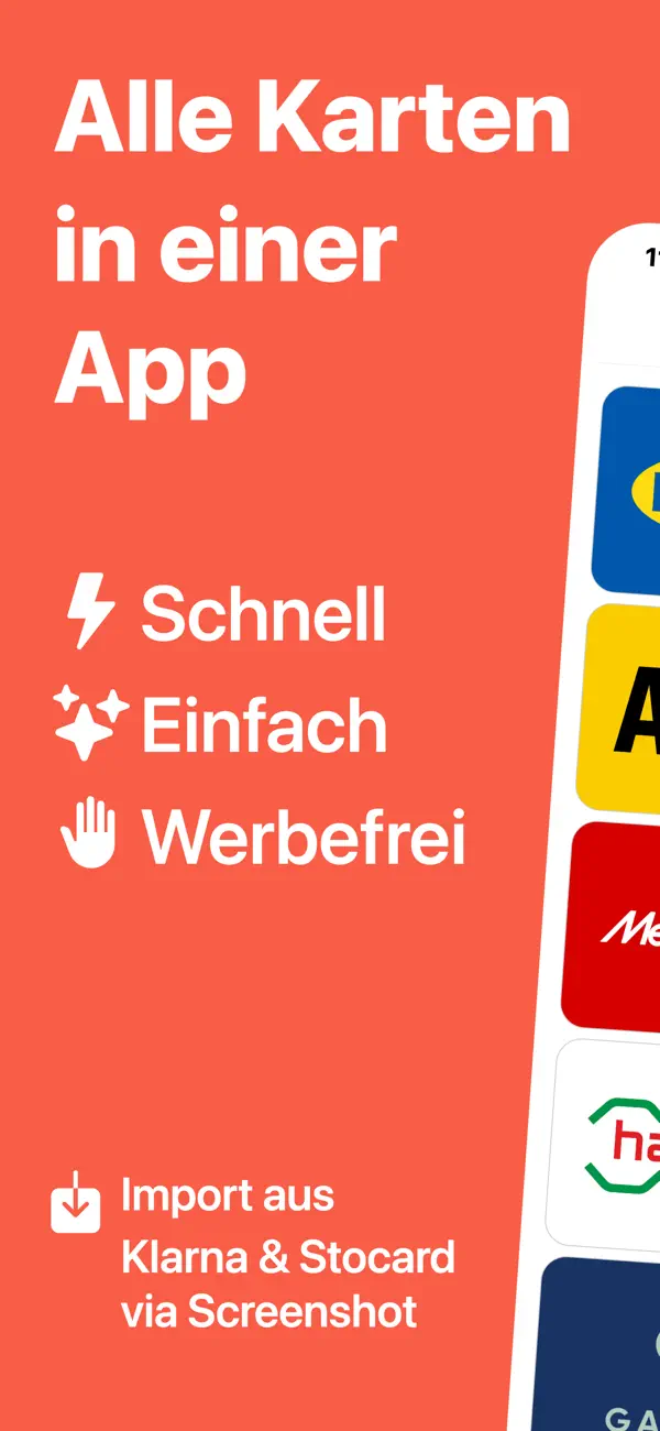 SuperCards: Kundenkarten App iPhone App Screenshot 1 – Shopping