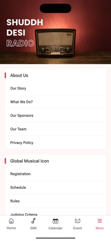 App screenshot