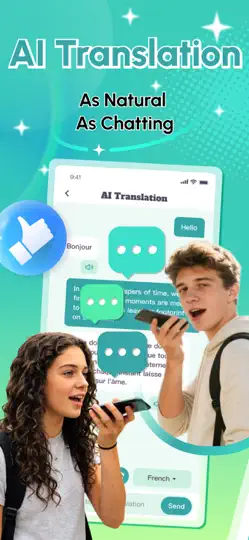 Скриншот QuickTalk AI на iPhone 1