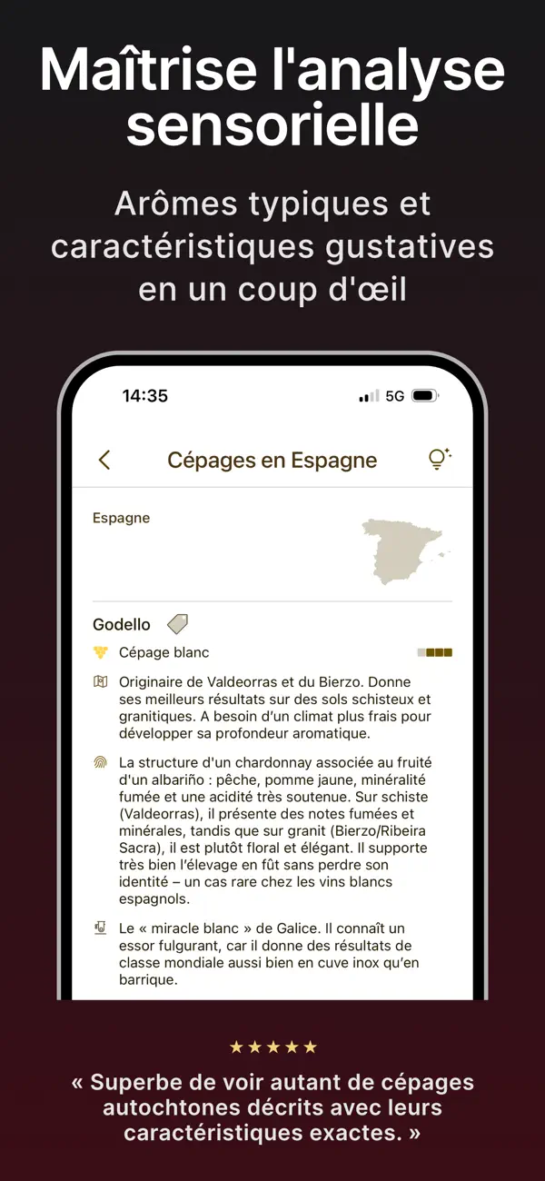 Screenshot #3 pour Profils de Vins & Cépages
