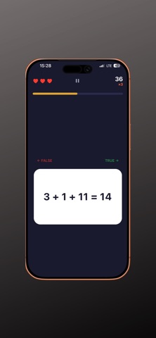 Swipe & Math: Brain Quiz Game screenshot