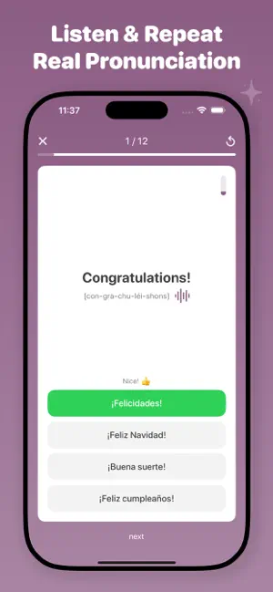 Relang: Language Flashcards screenshot 2