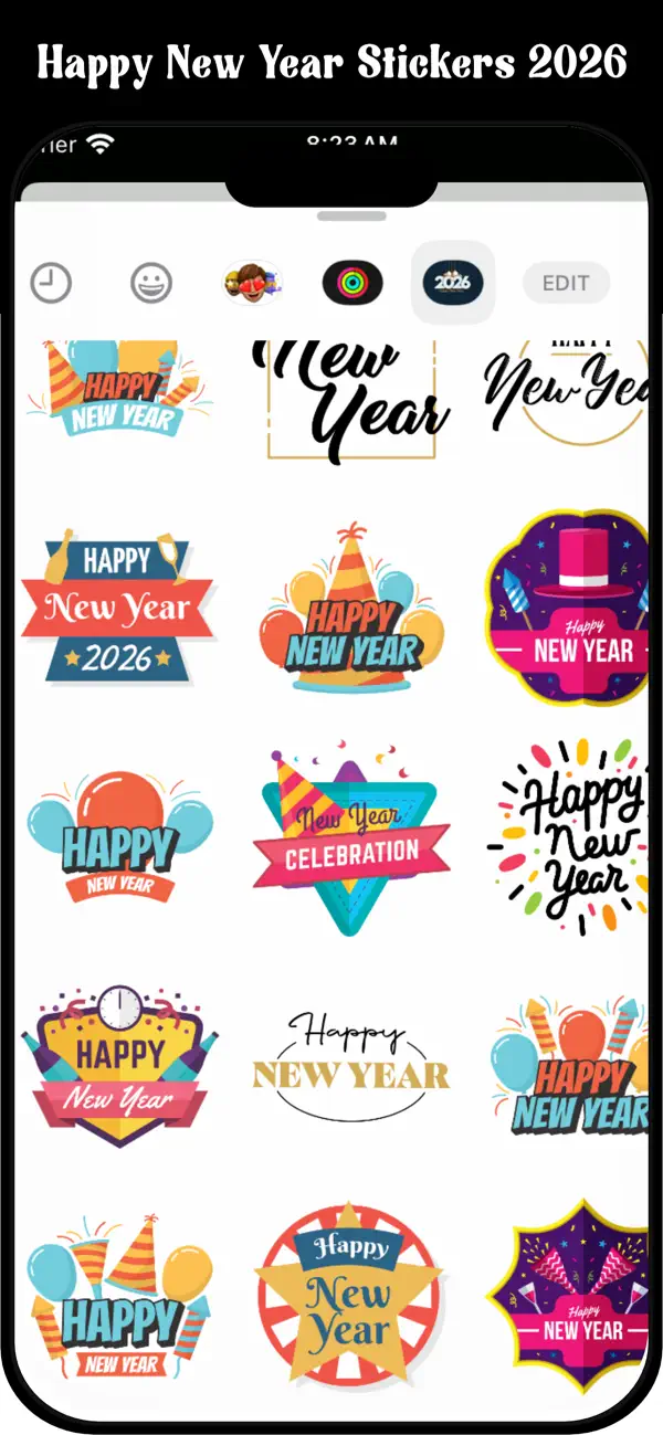 Screenshot #3 pour 2026 New Year Animated Sticker