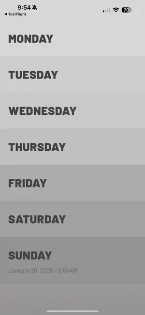 Weekstack screenshot 3
