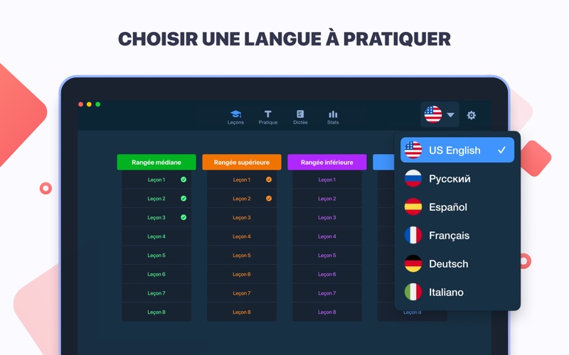 Screenshot #3 pour Master of Typing: Mon Clavier
