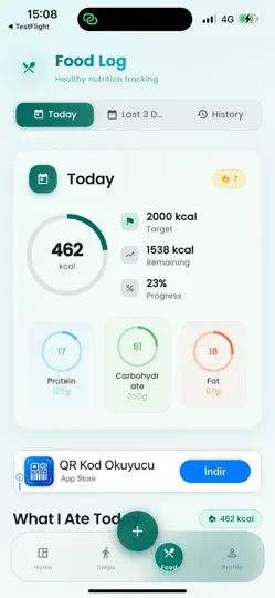 Sipone: Step Water Calorie iPhone Ekran Görüntüsü 2