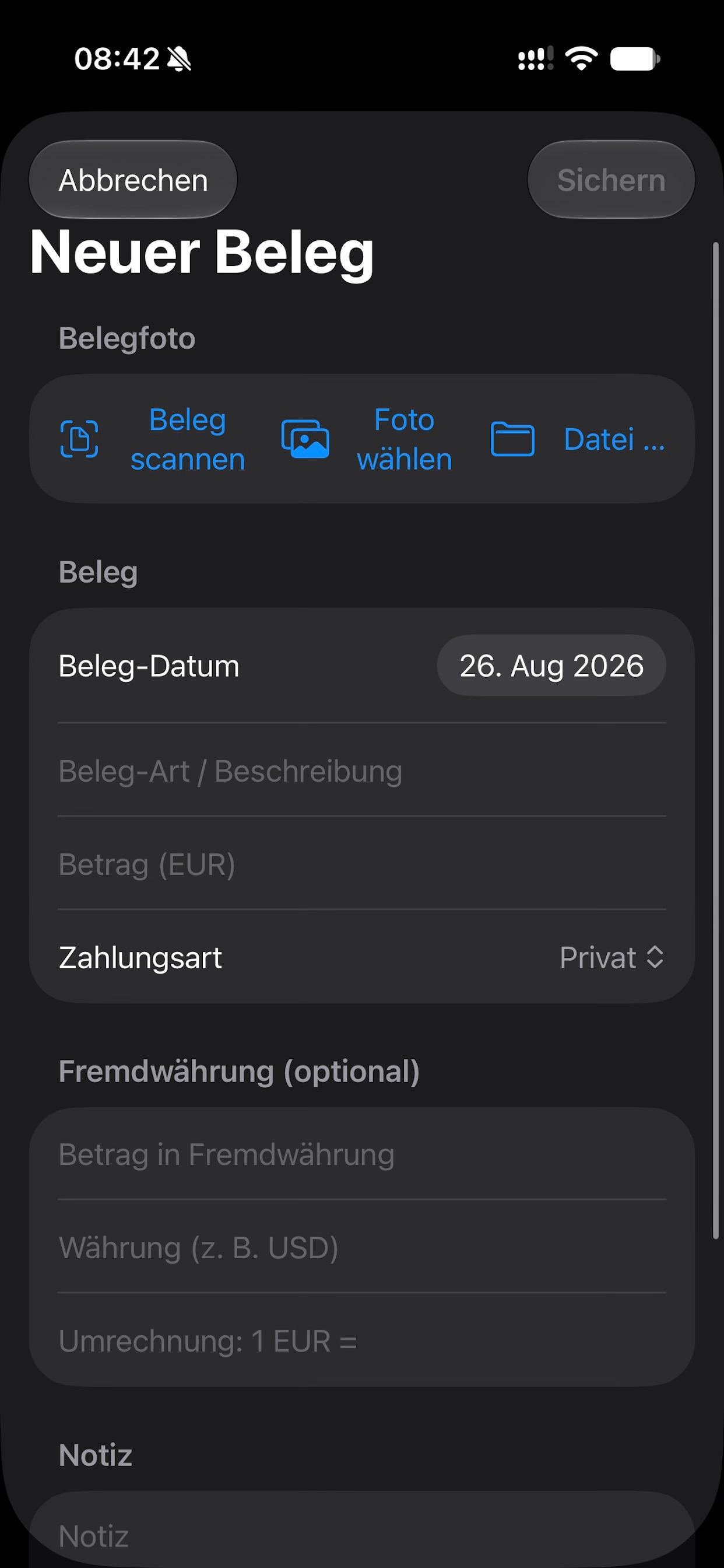 Screenshot 1 of Reisekosten78